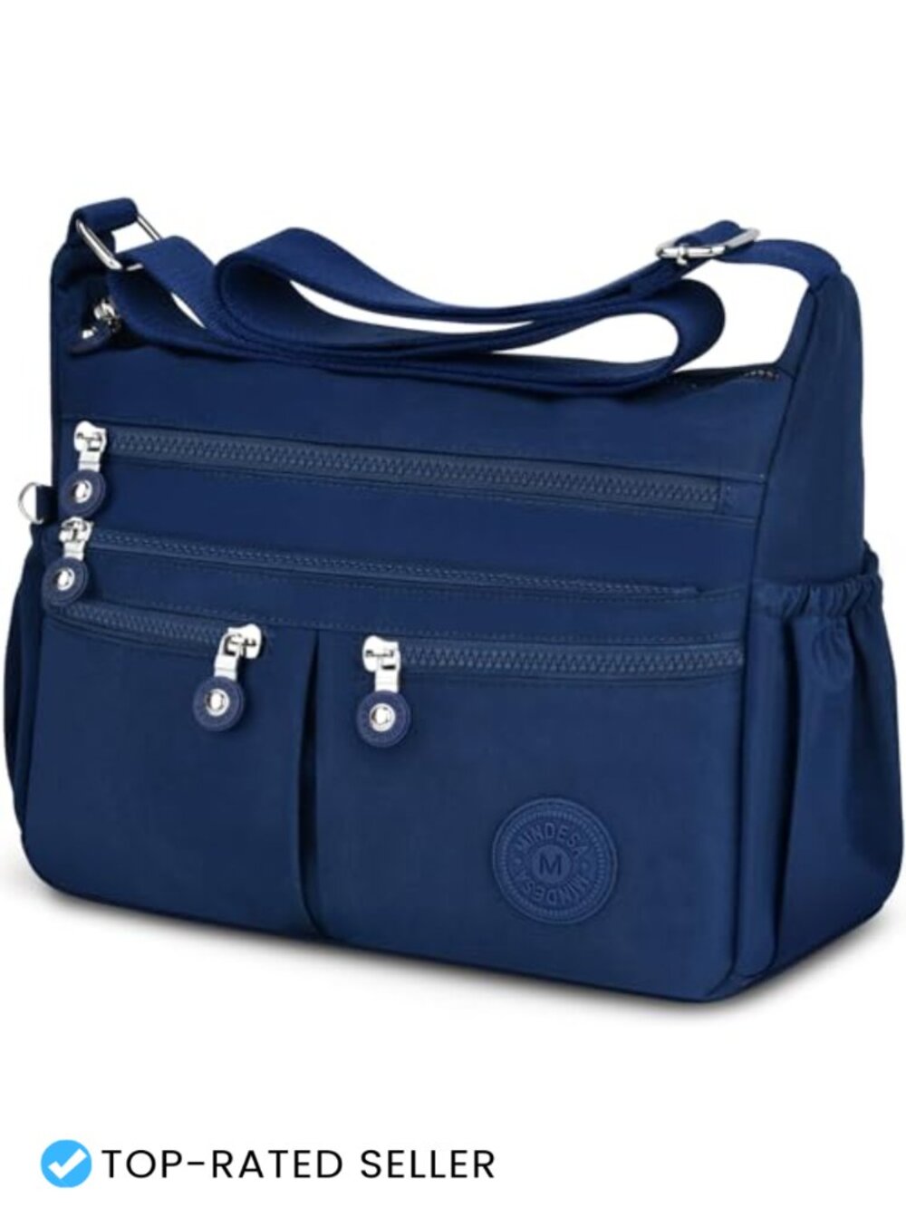Nylon Crossbody Bag Waterproof Travel Purse Shoulder Handbag